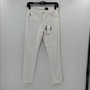 AG Adriano Goldschmied The Prima Ankle Jeans - White - 24 - New with defects